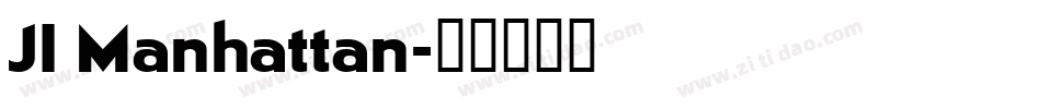 JI Manhattan字体转换